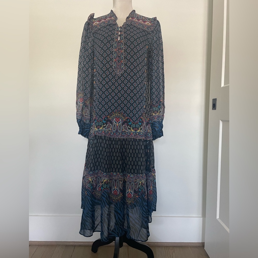 Hale Bob midi length boho dress